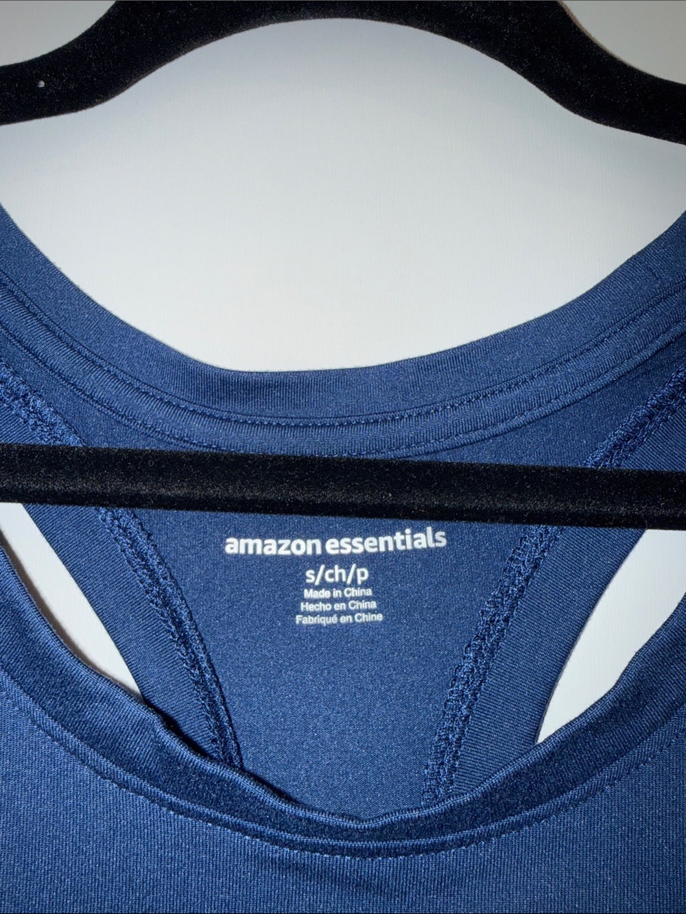 Amazon Essentials Blue Racerback Athletic Tank - Picture 2 of 4